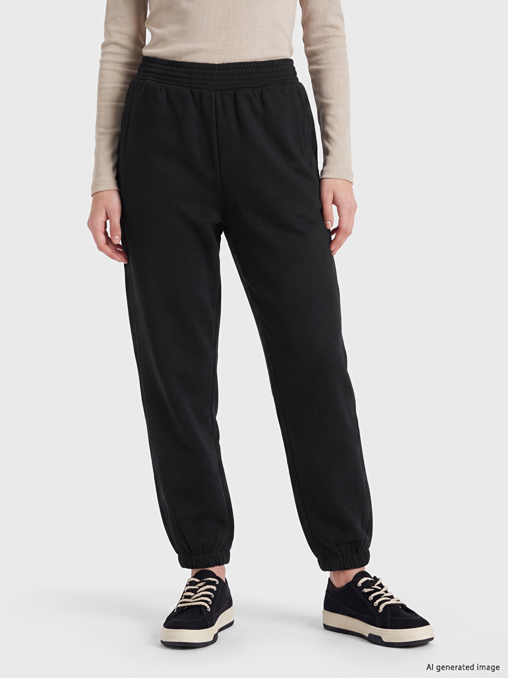 Women's Thick Jogger Sweatpants-1