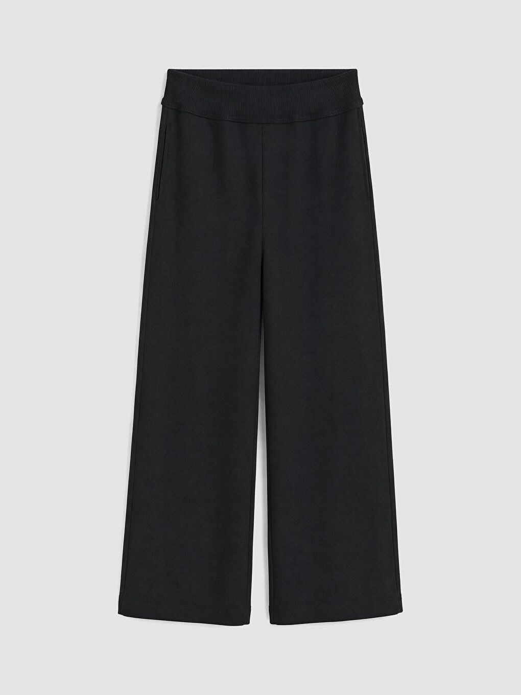 Wide Leg Women's Thick Sweatpants-4