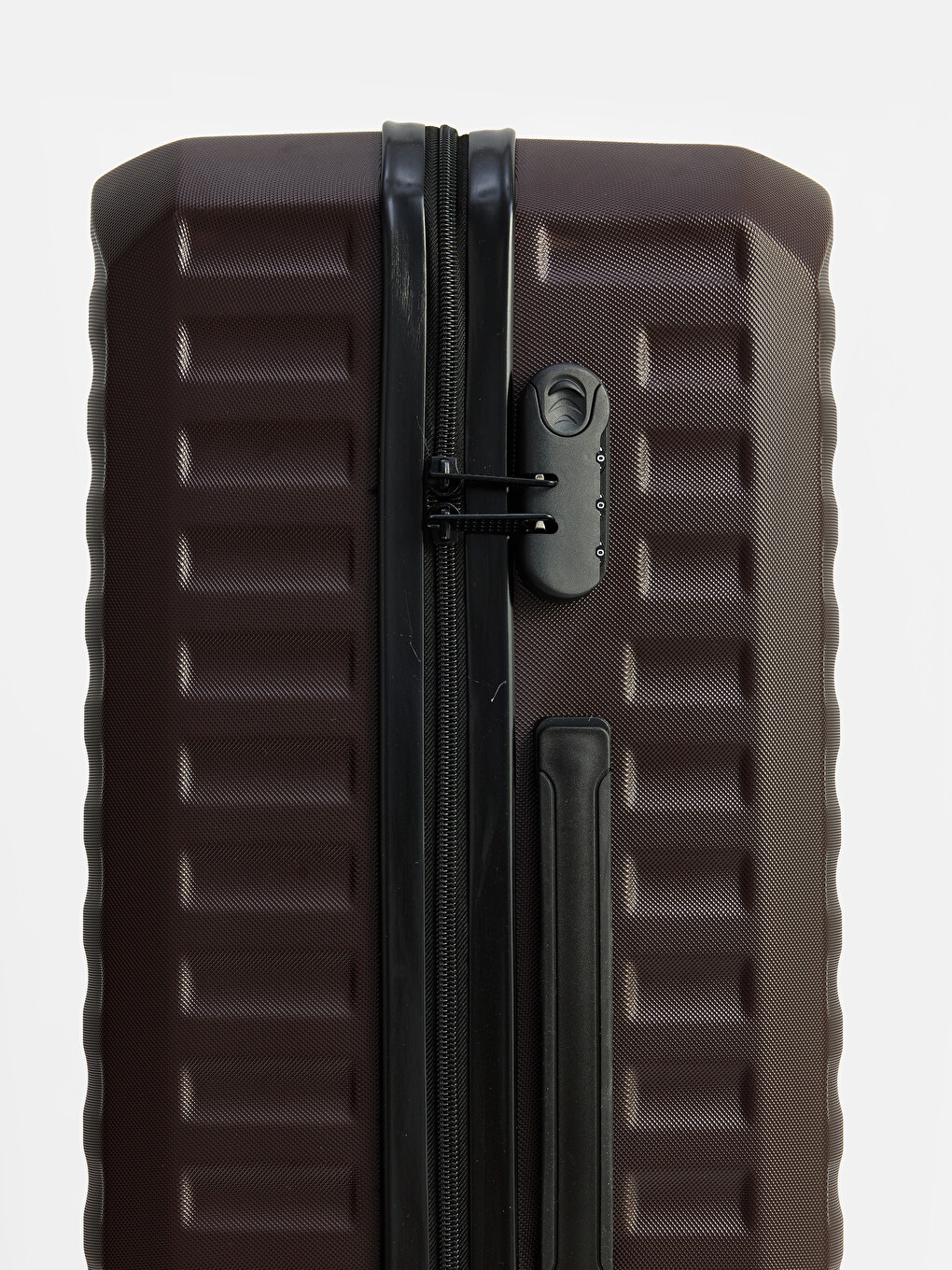 Lock Detailed Medium Size Suitcase-3