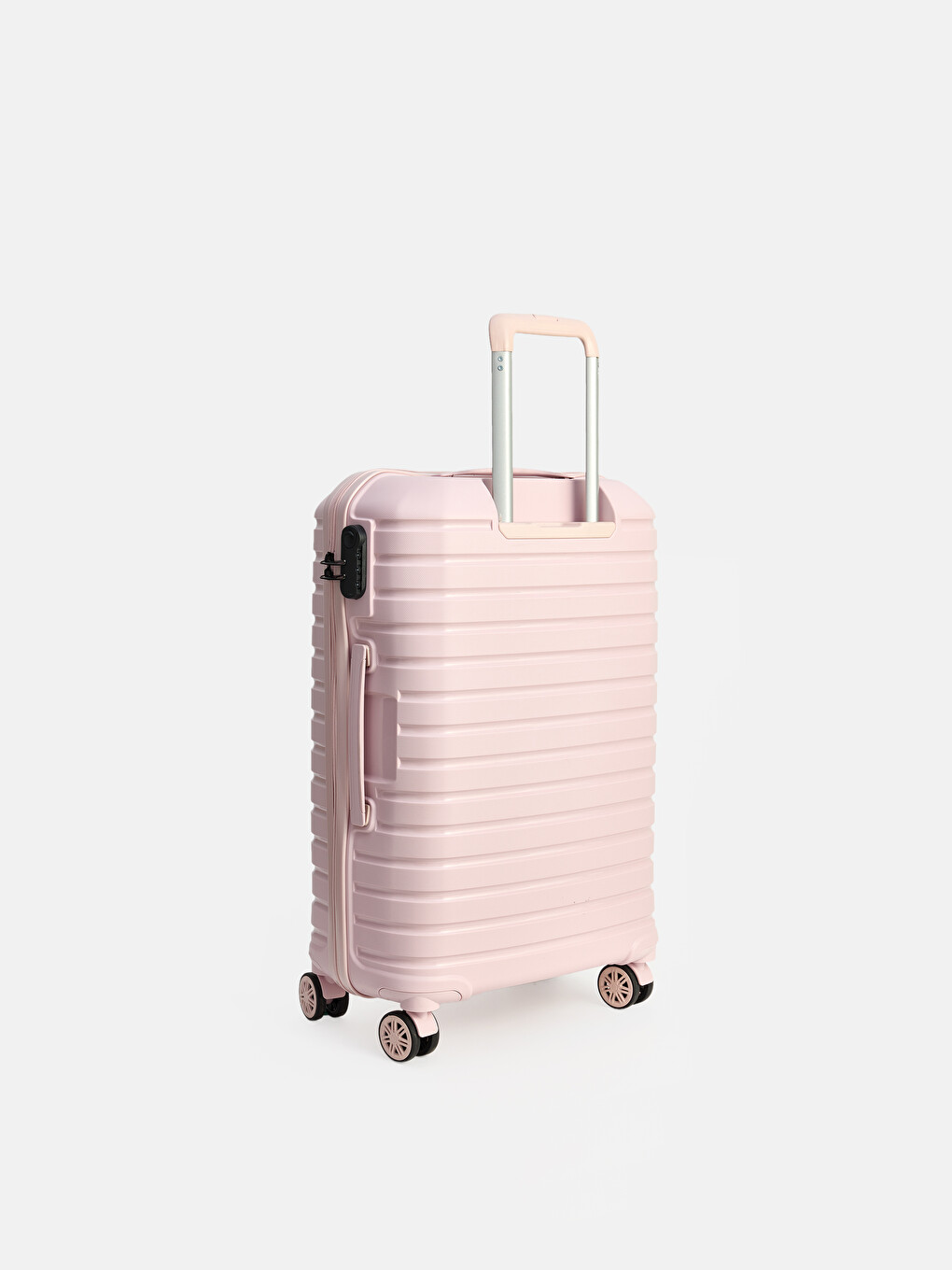 Lock Detailed Medium Size Suitcase-1