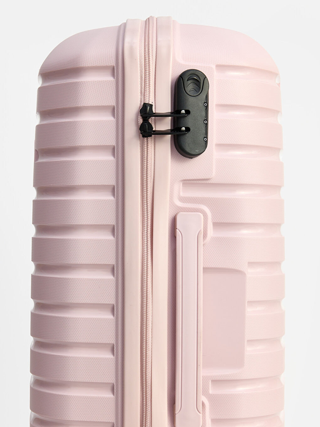 Lock Detailed Medium Size Suitcase-2