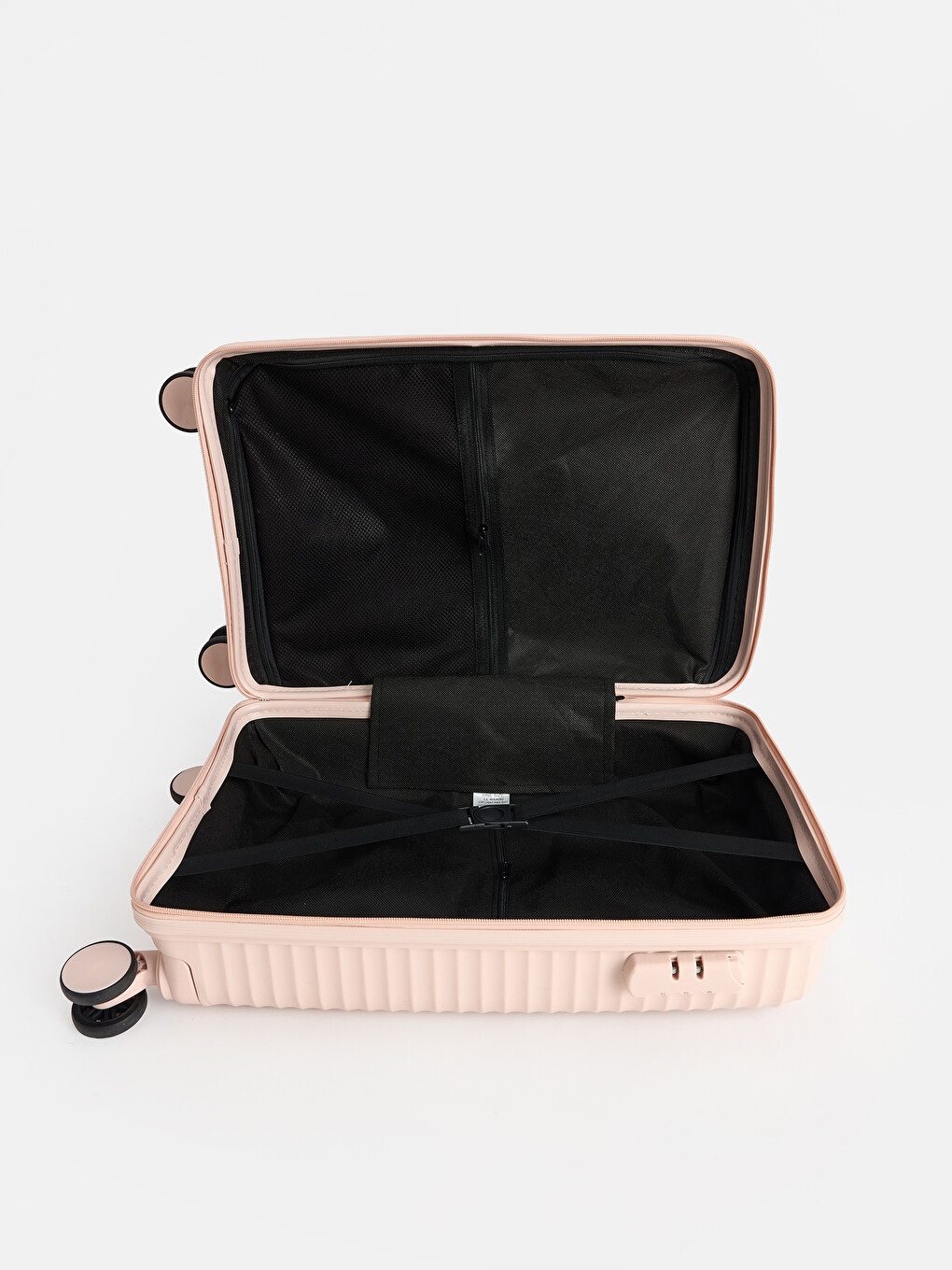 Pembe Kilit Detaylı Küçük Boy Valiz-4