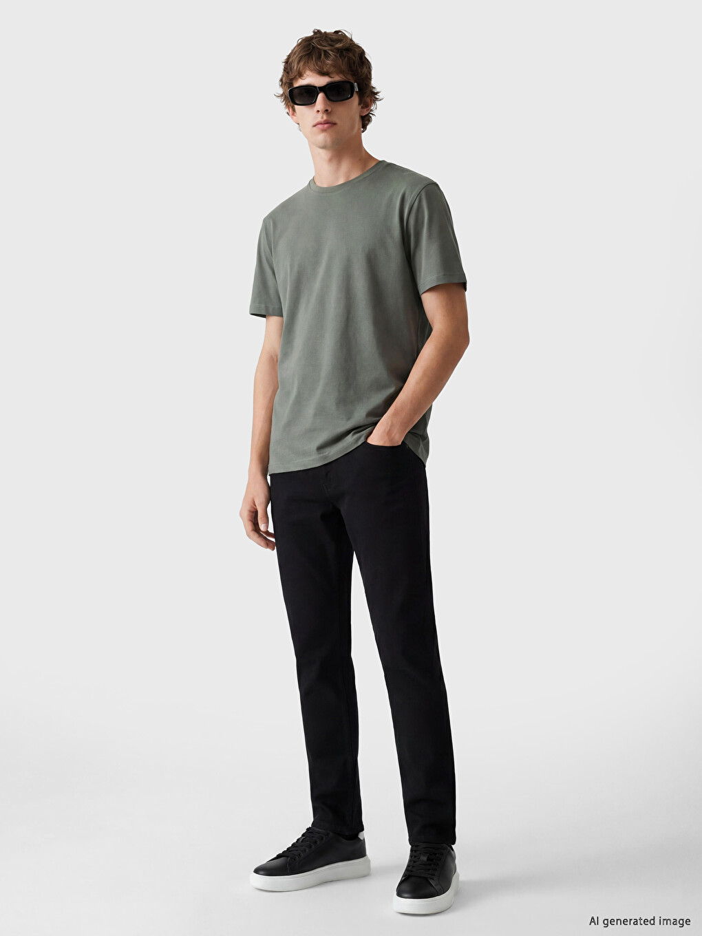 Siyah 779 Regular Fit Erkek Jean Pantolon-1