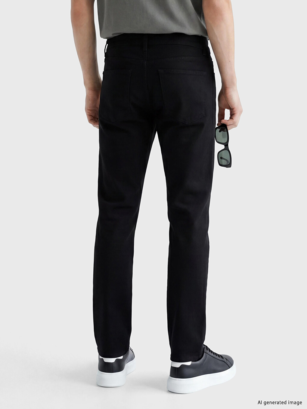 Siyah 779 Regular Fit Erkek Jean Pantolon-2