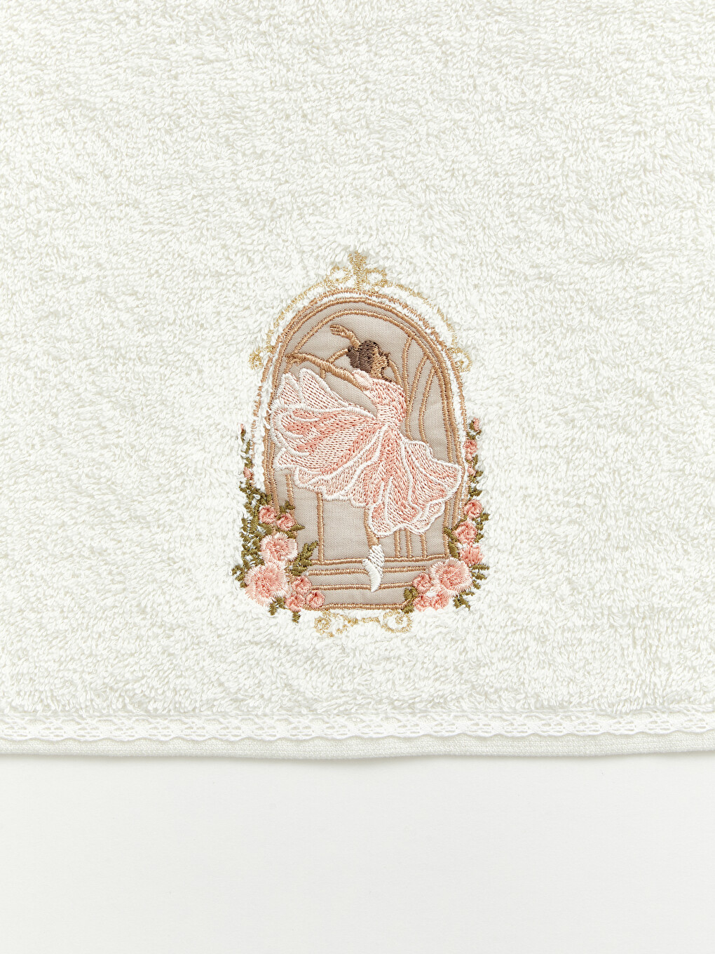 Ballerina მოქარგული ბამბის სახის პირსახოცი 50x80 Cm-3