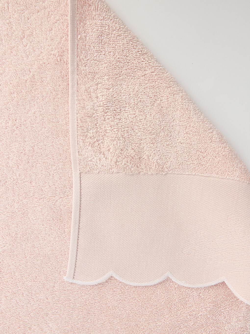 Pembe Kelebek Nakışlı Pamuklu Yüz Havlusu 50x80 Cm-3