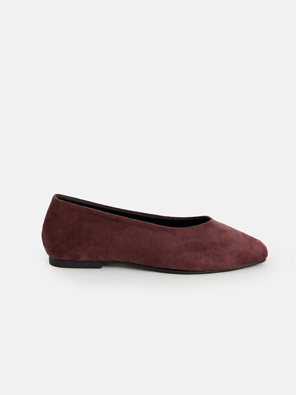 Faux Suede Women's Ballet Flats-1