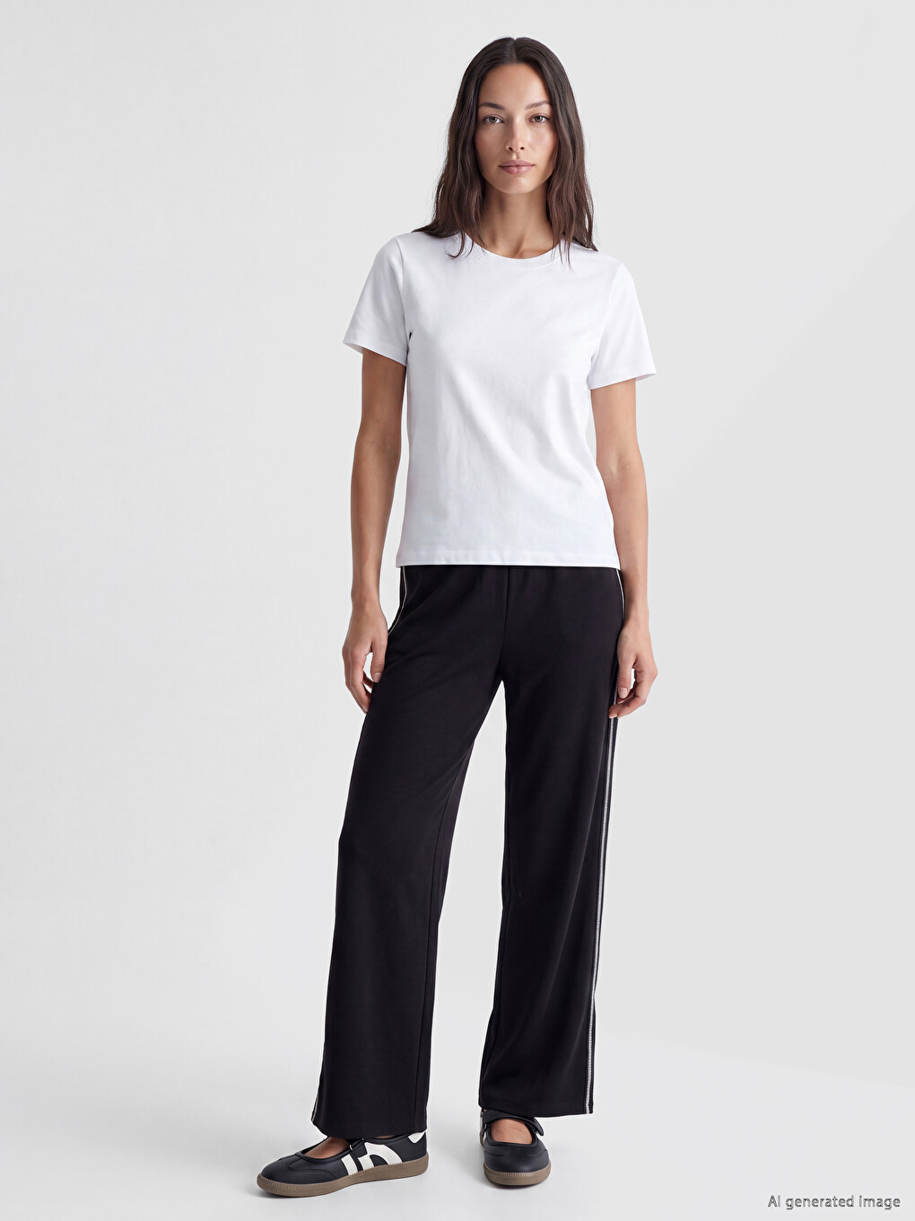 Woman Black Sweatpants