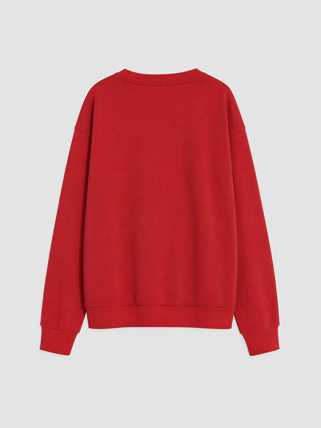 Ekru Bisiklet Yaka Baskılı Kız Çocuk 2'li Sweatshirt-6