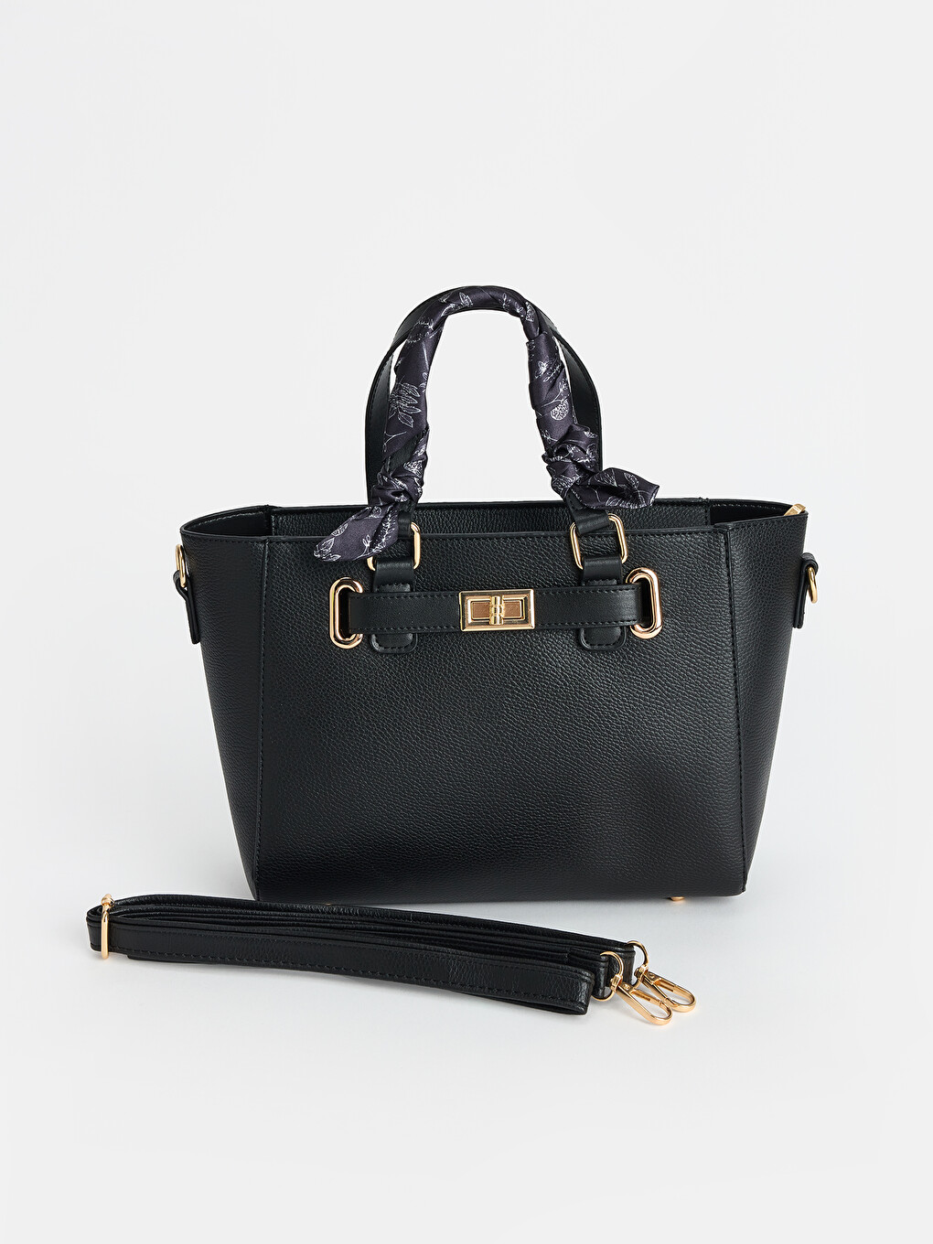 Faux Leather Women's Shoulder Bag-2