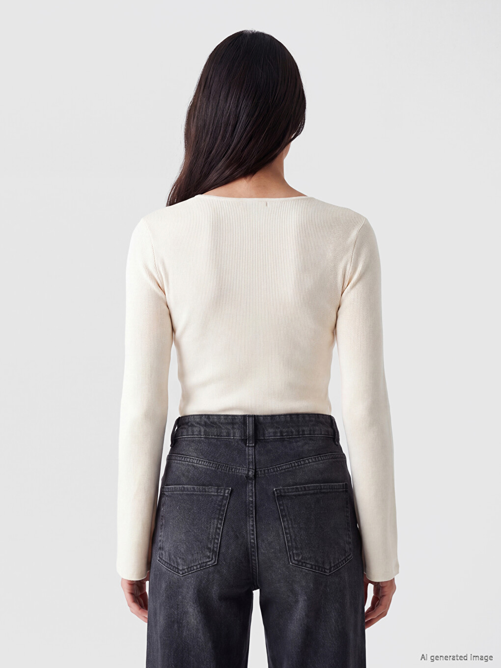 Woman Ecru Body-2