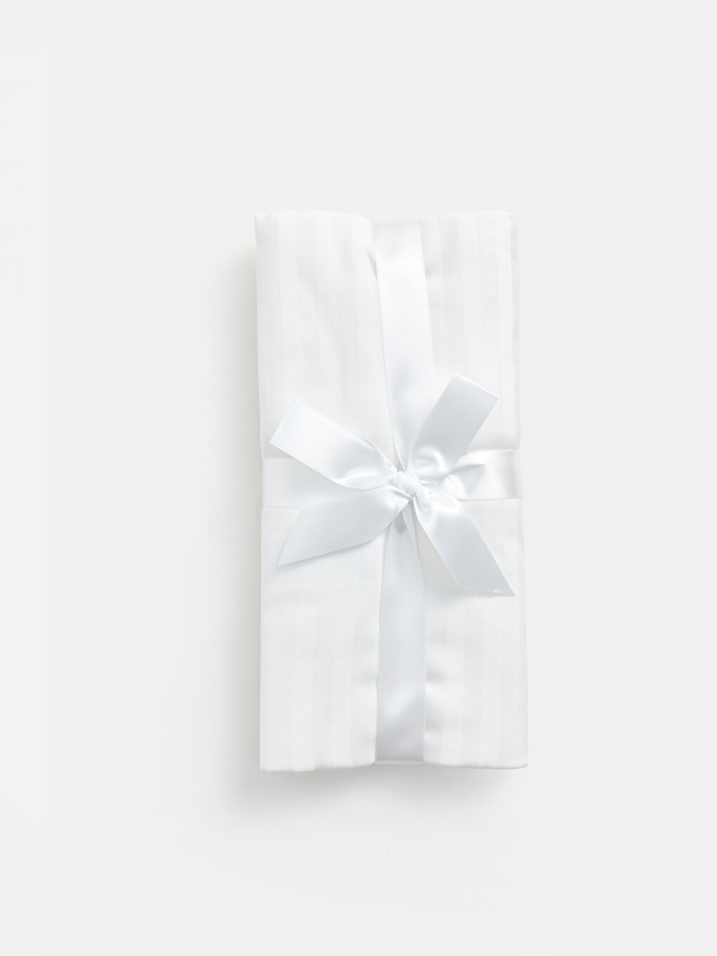 Striped Cotton Sateen Pillowcase 2 Pack 50x70 Cm-1