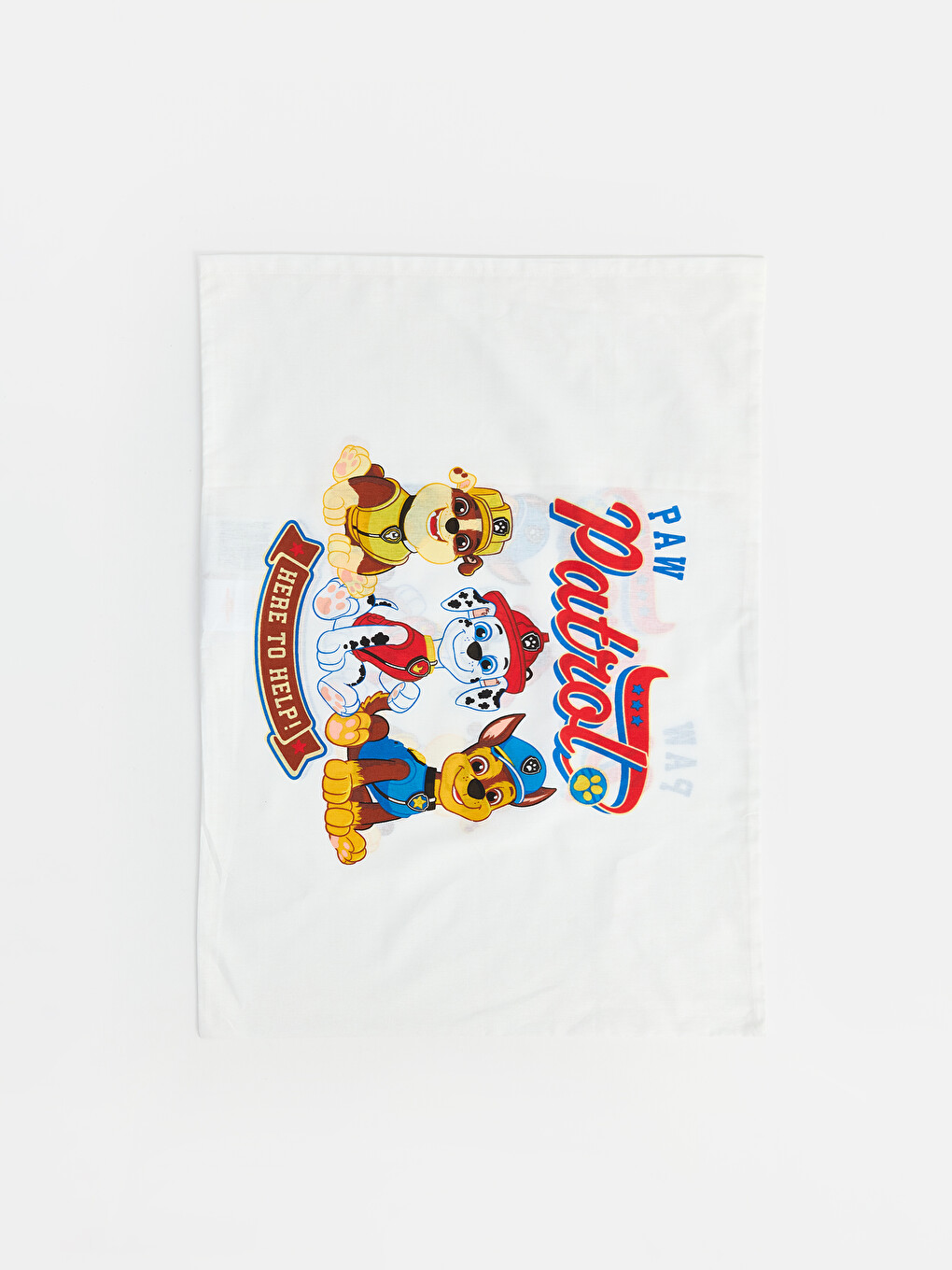 Set Këllëfi Jorgani Njësh Pambuku I Stampuar Paw Patrol Për Fëmijë-3