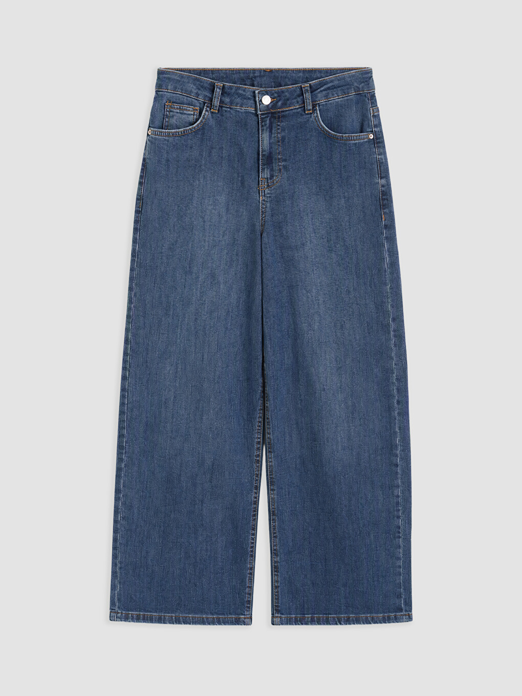 İndigo Wideleg Kadın Jean Pantolon