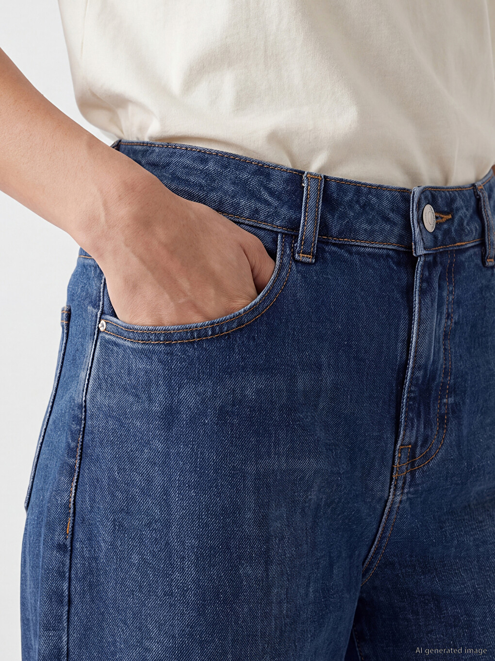 Culotte Fit Women's Jeans-2