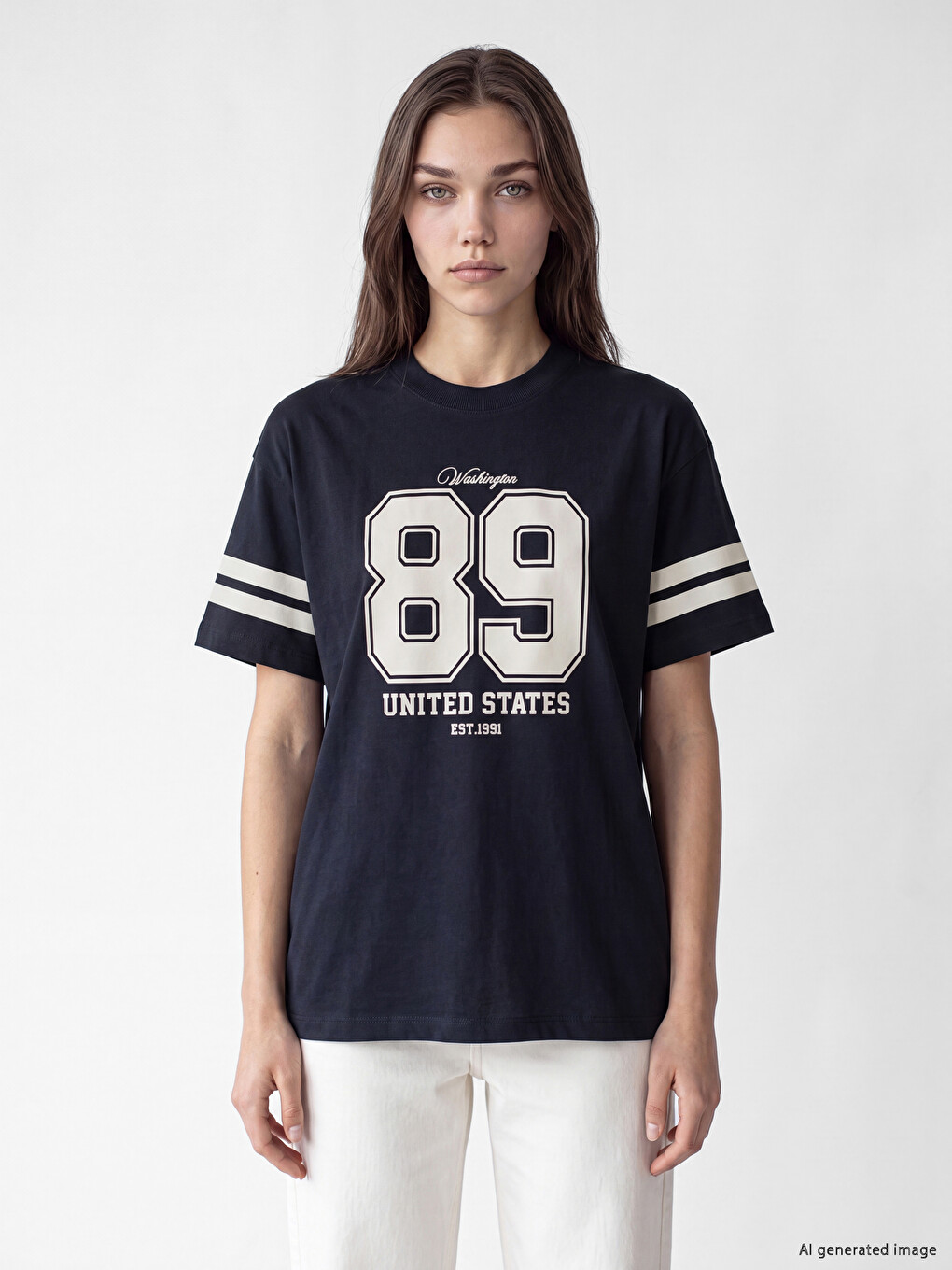 T-shirt Pambuku 100% E Stampuar Për Gra