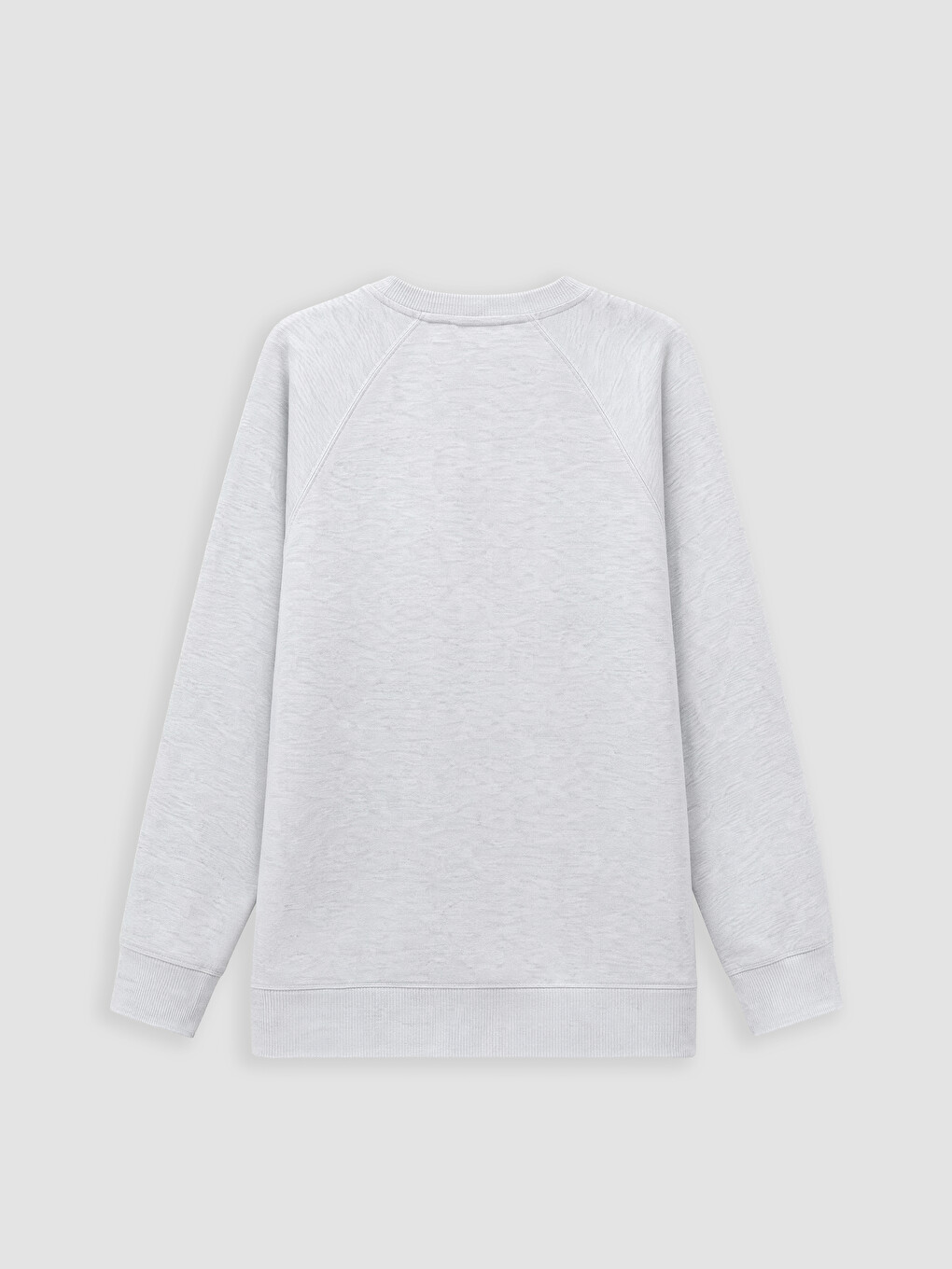 Gri Baskılı Oversize Kadın Sweatshirt Tunik-2