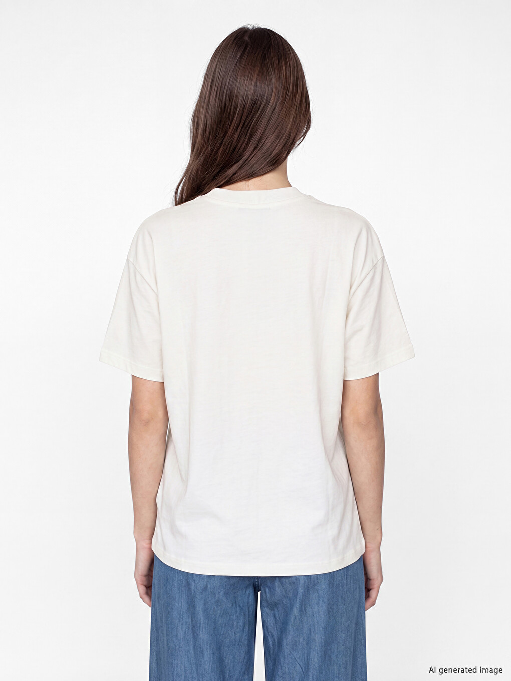 Femër E Bardhe T-shirt-3
