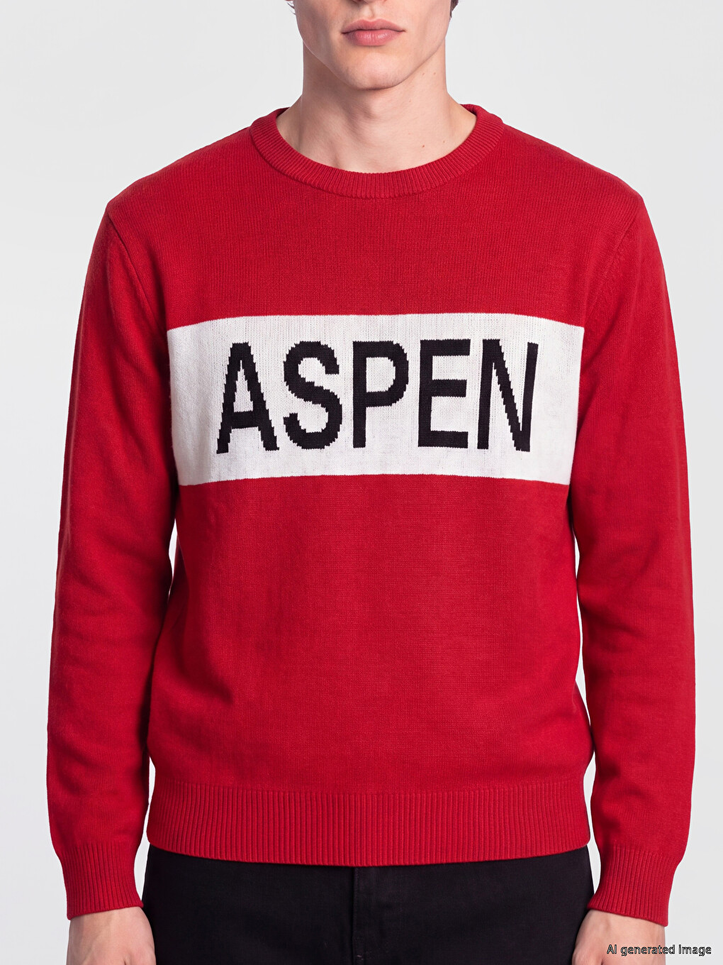 Man Red Sweater-2
