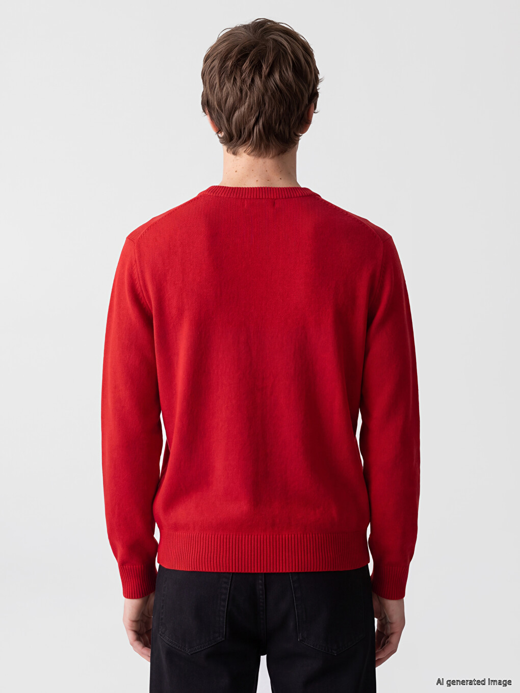 Man Red Sweater-3
