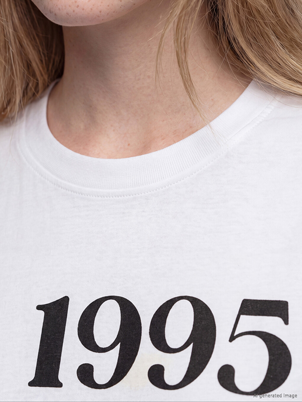 Woman White T-shirt-2