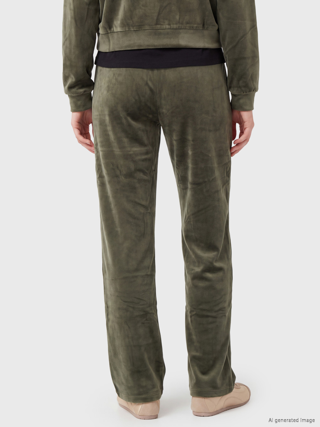 Women's Velvet Sweatpants-2