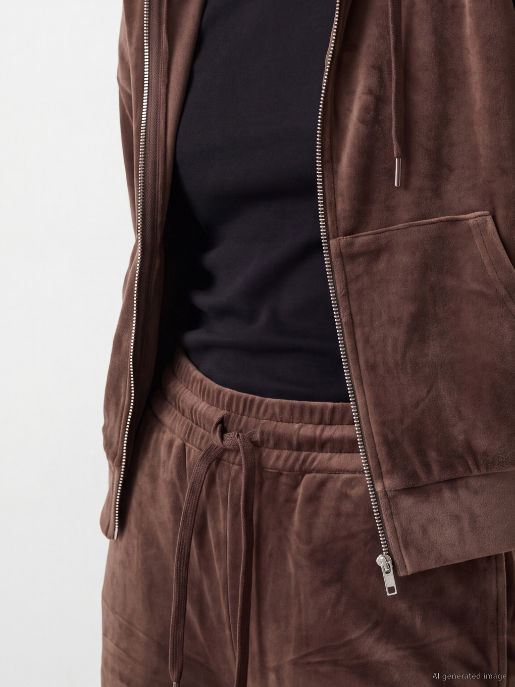 Women's Velvet Sweatpants-2