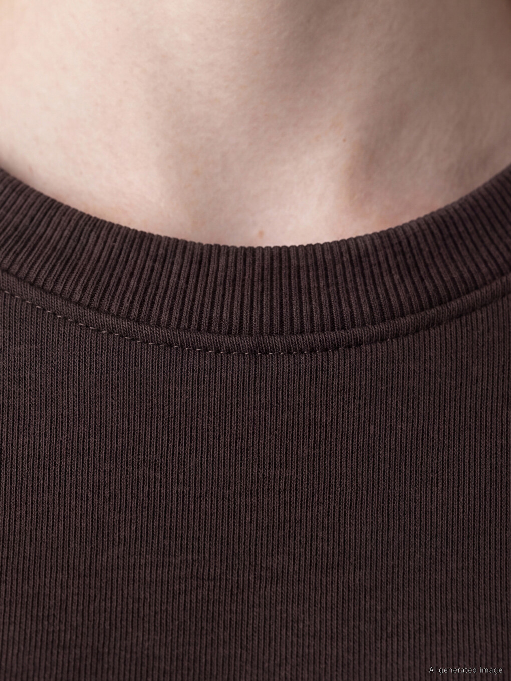 Woman Brown Sweatshirt-2