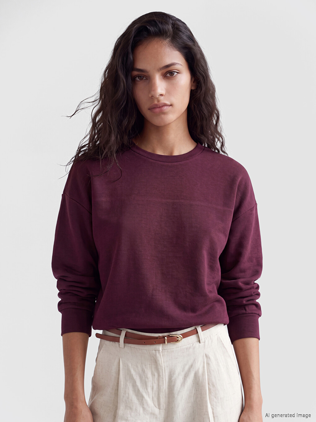 Soft Touch Crew Neck Women's Sweatshirt