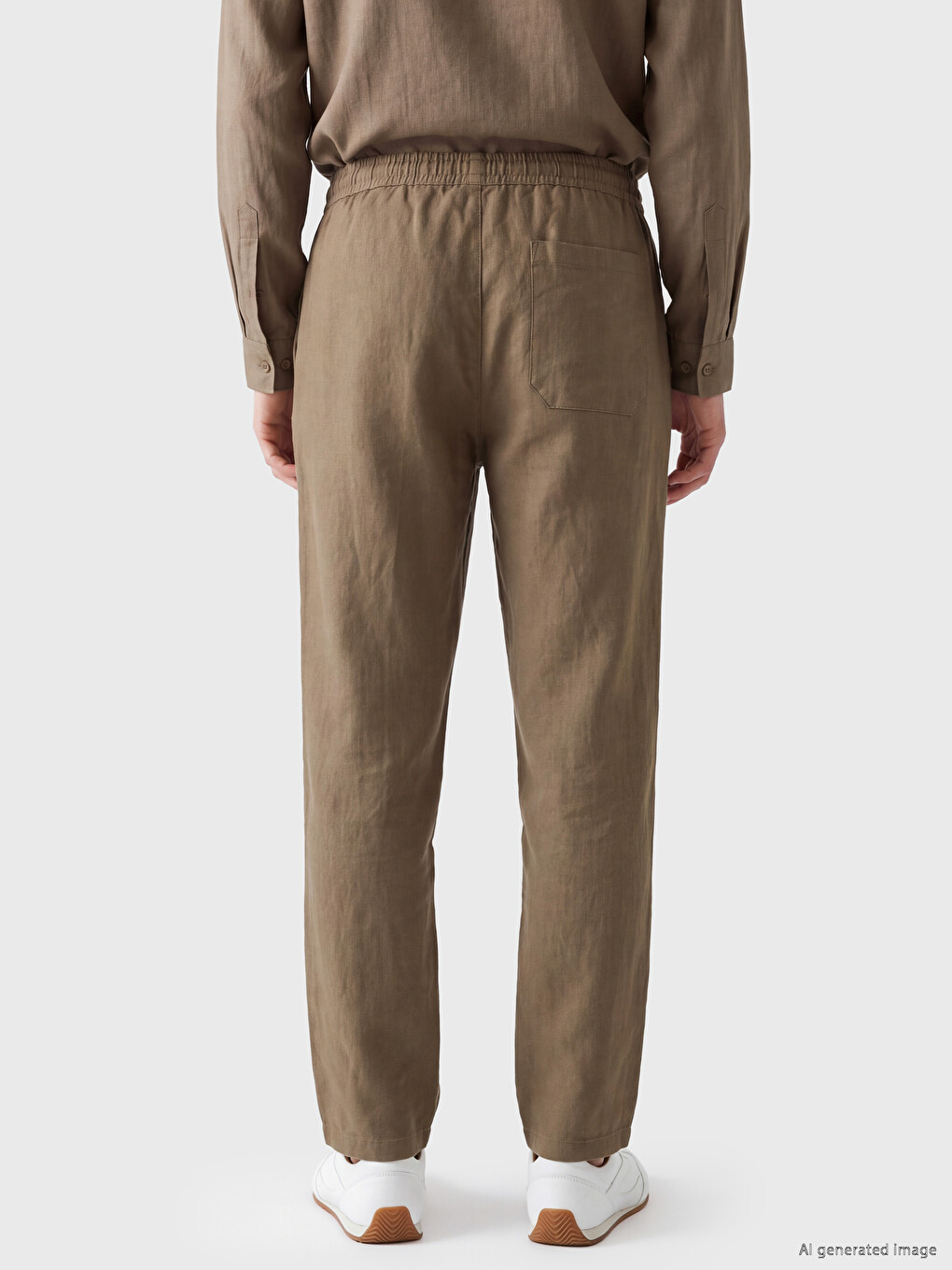 Bej Regular Fit Erkek Pantolon-3
