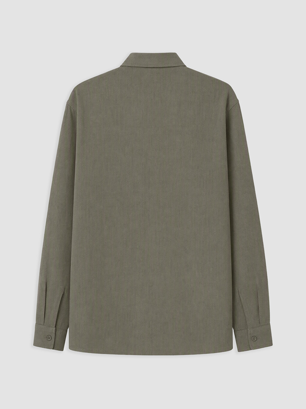 Haki Regular Fit Erkek Gömlek-1