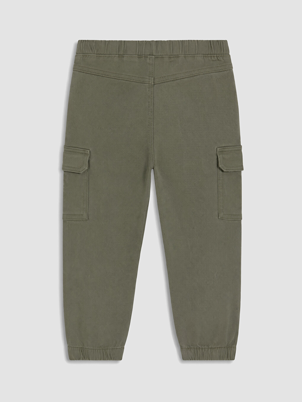 Boys' Gabardine Cargo Trousers-1