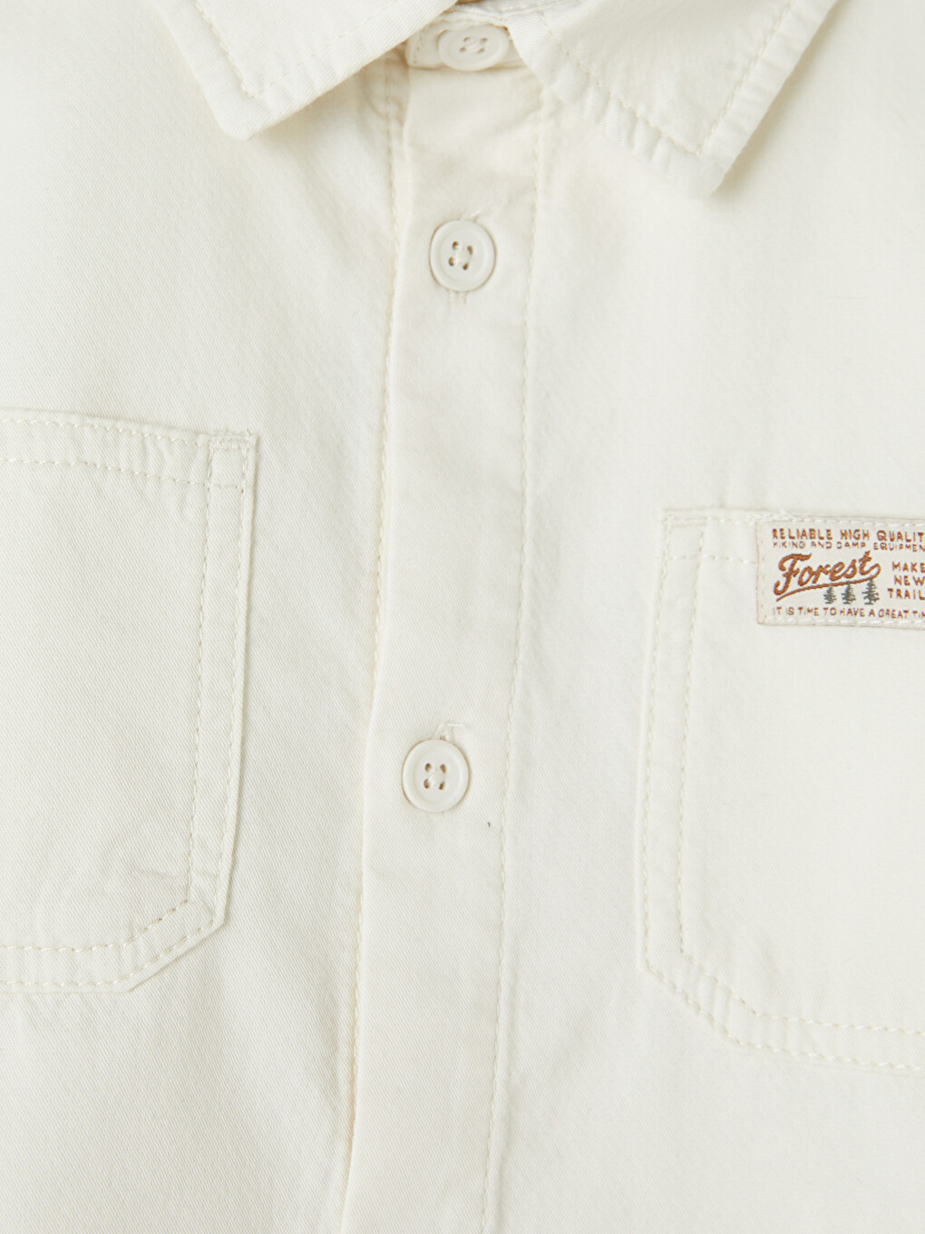 Gabardine Boys' Shirt-1