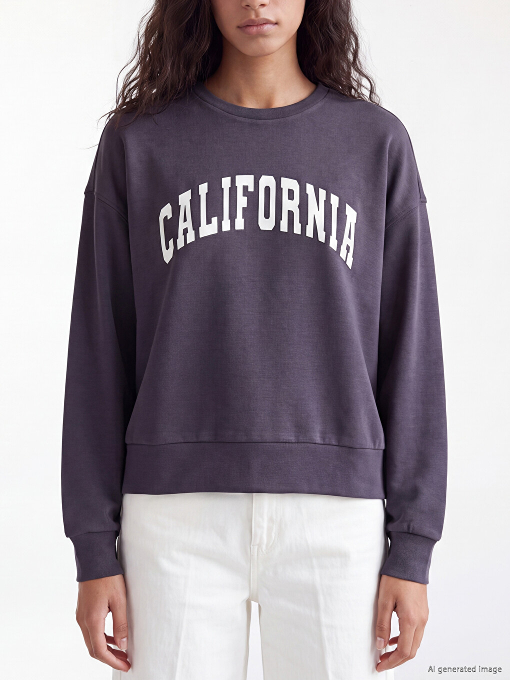 Woman Anthracite Sweatshirt-2