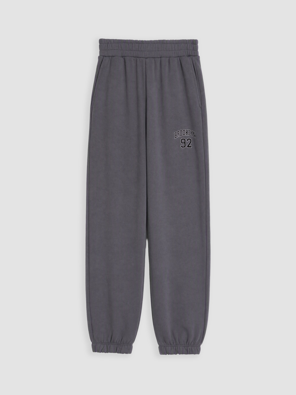 Embroidered Women's Thick Jogger Sweatpants-4