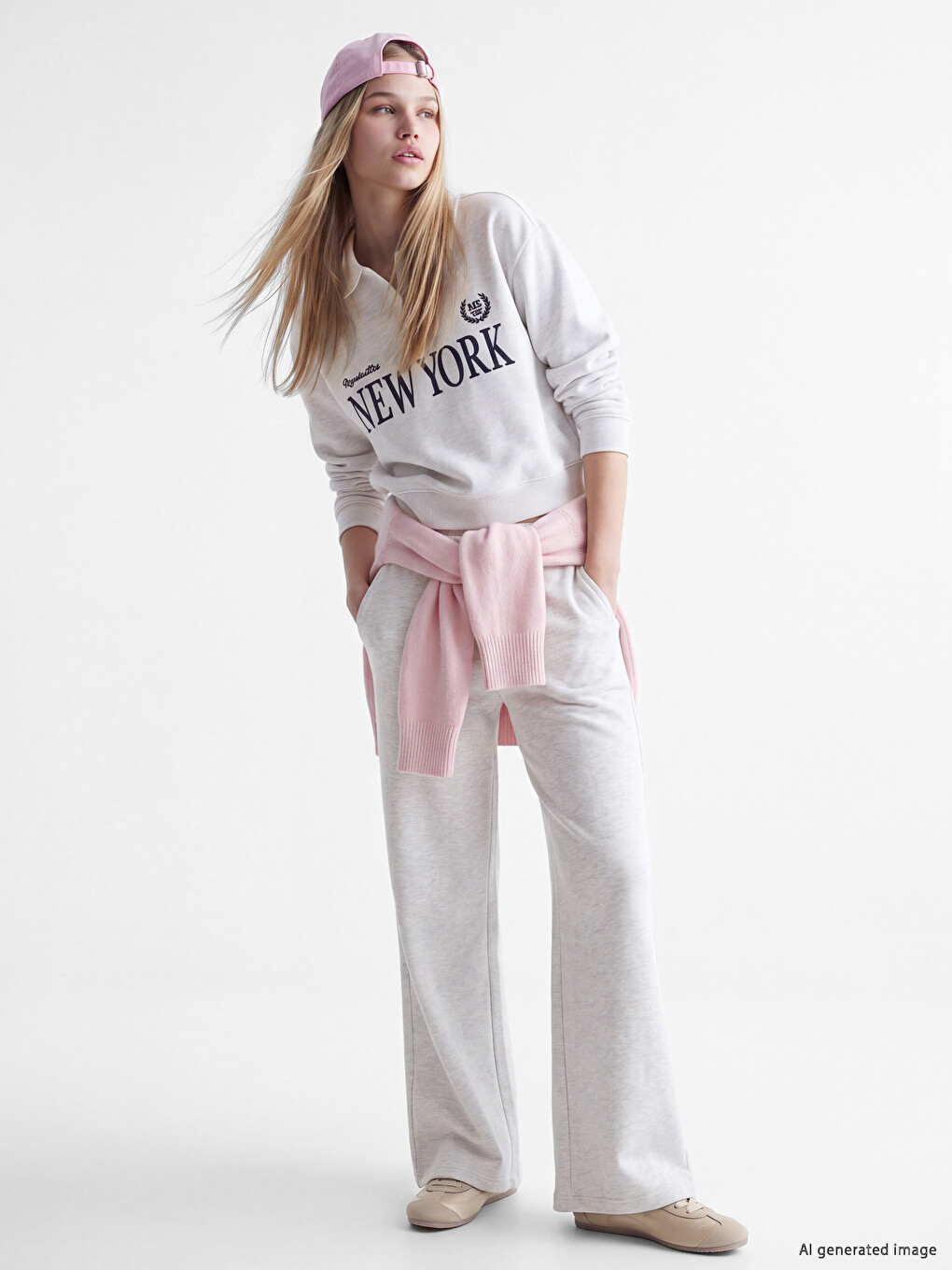 Woman Grey Sweatpants