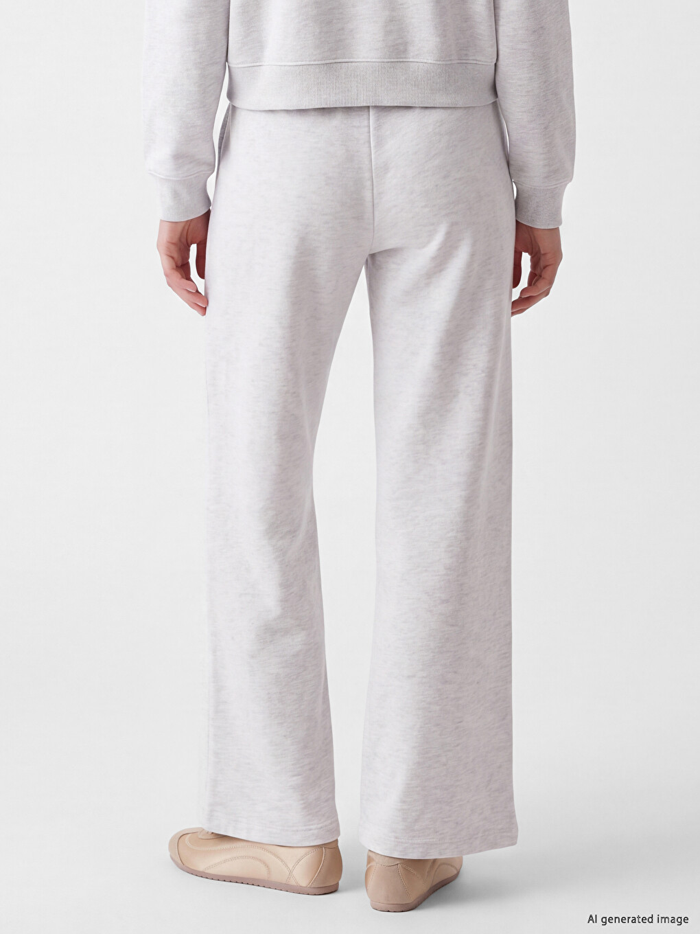 Woman Grey Sweatpants-3