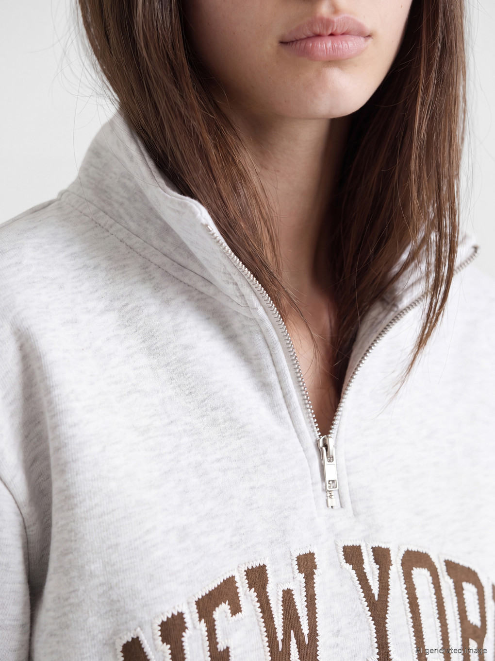 Woman Grey Sweatshirt-2