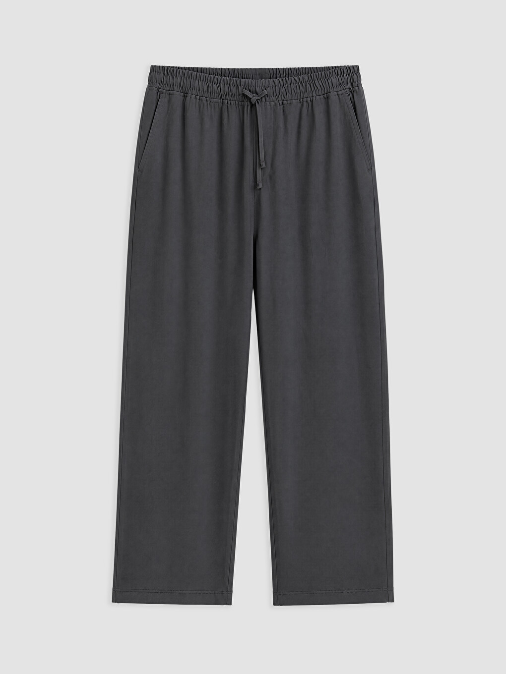 Gri Relax Fit Erkek Pantolon-4