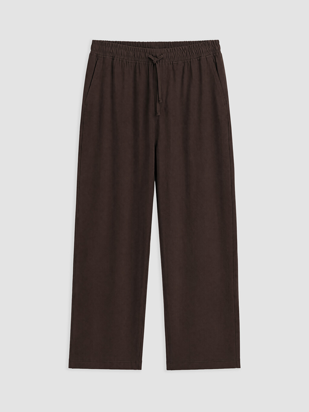 Kahverengi Relax Fit Erkek Pantolon-4