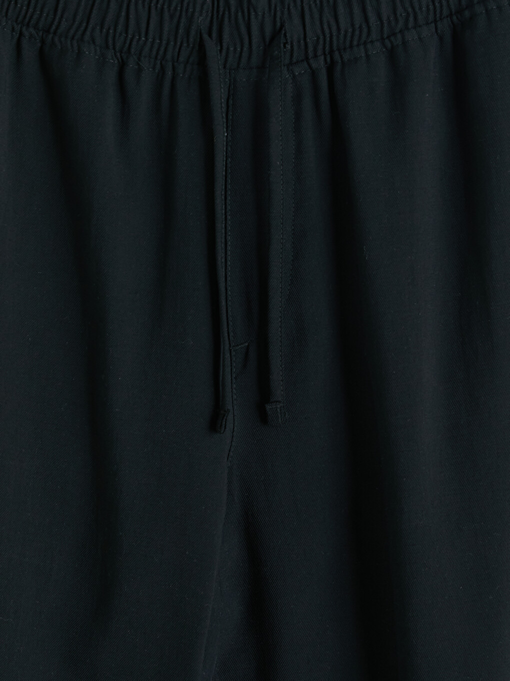 Siyah Relax Fit Erkek Pantolon-4