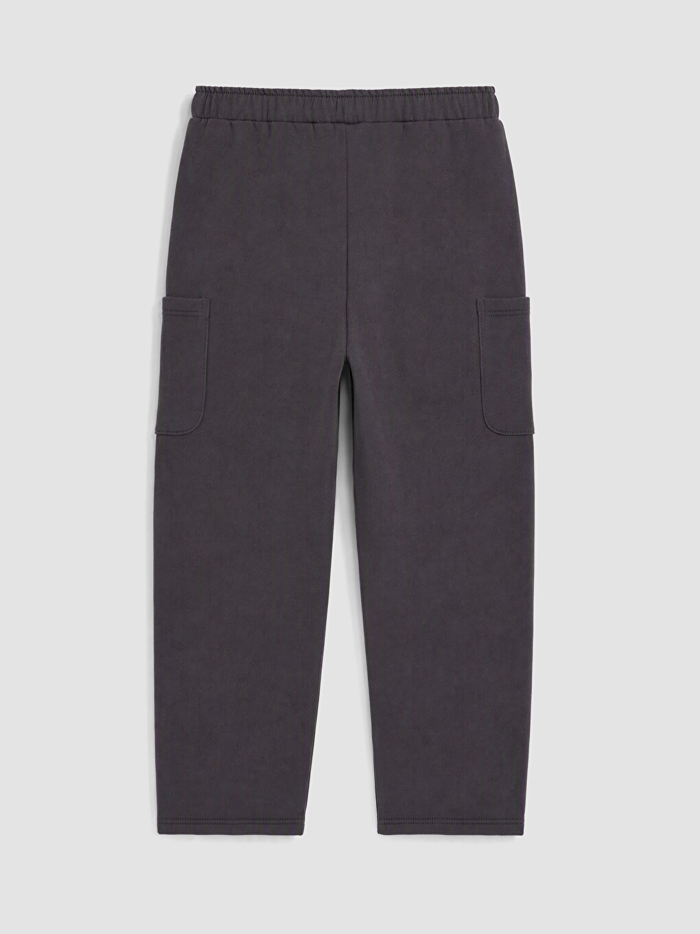 Antrasit Erkek Bebek Gabardin Kargo Pantolon-2