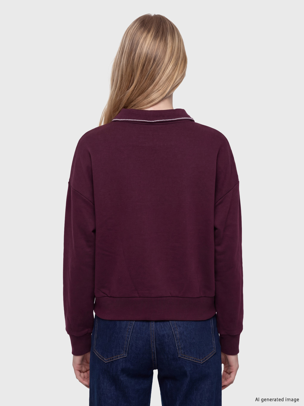 Bluzë Sportive E Trashë Oversize Për Gra-3