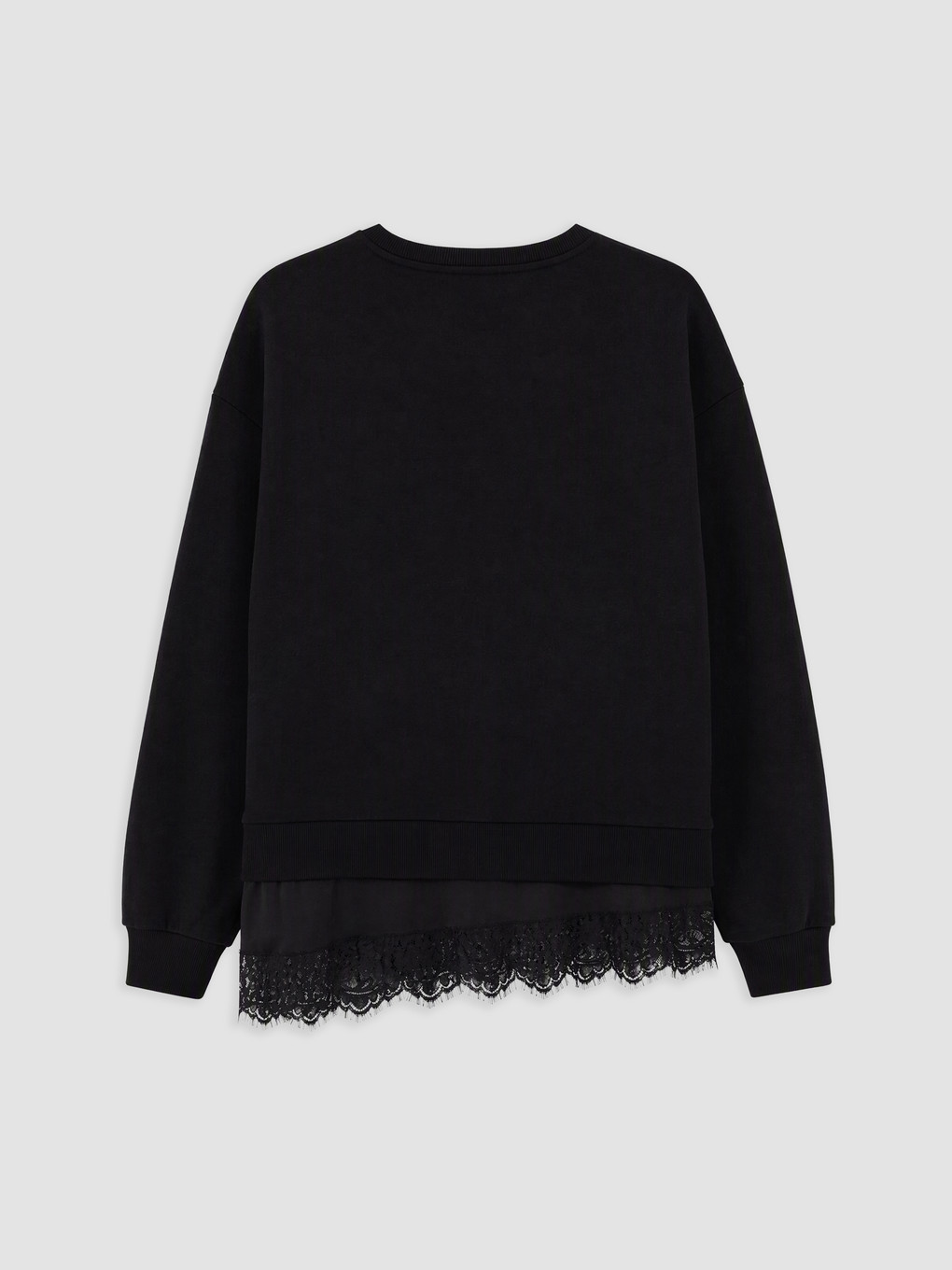 Lace Detailed Women's Thick Sweatshirt-5