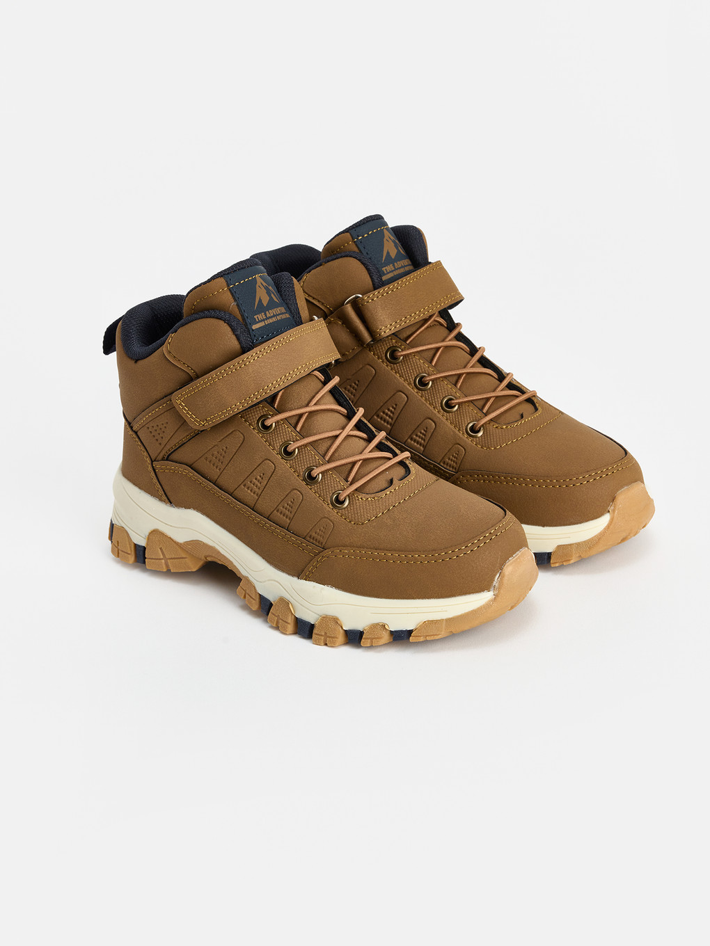 Hook-and-loop Laced Boys' Boot