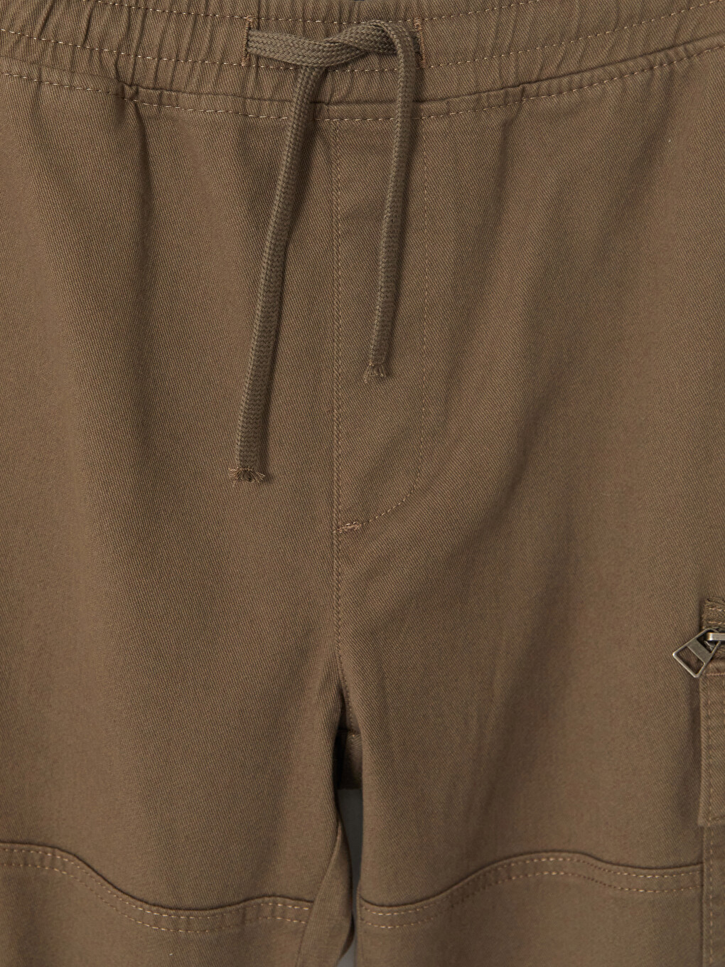 Kahverengi Regular Fit Erkek Kargo Pantolon-2