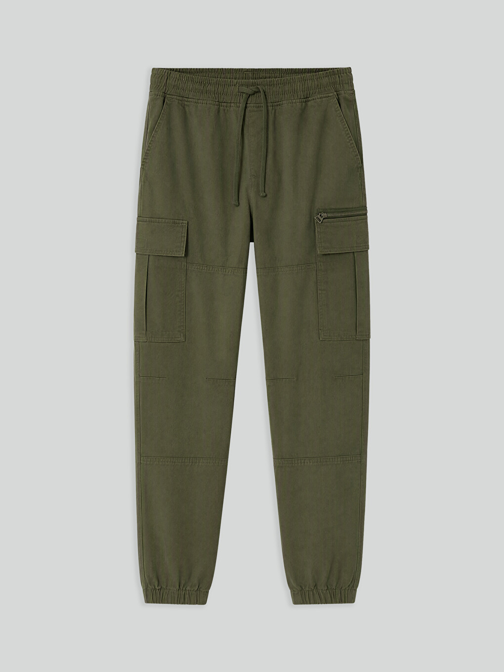 Haki Regular Fit Erkek Kargo Pantolon