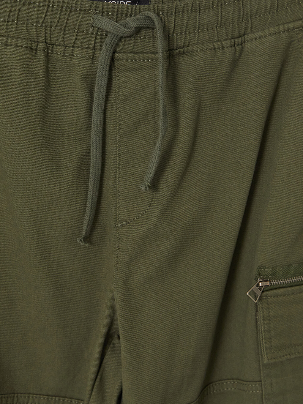 Haki Regular Fit Erkek Kargo Pantolon-2