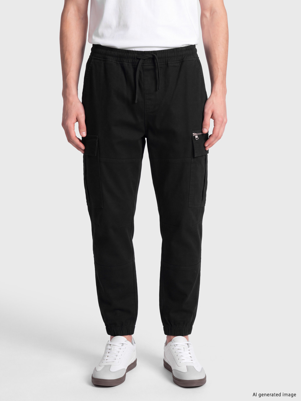 Regular Fit Men's Cargo Trousers-1