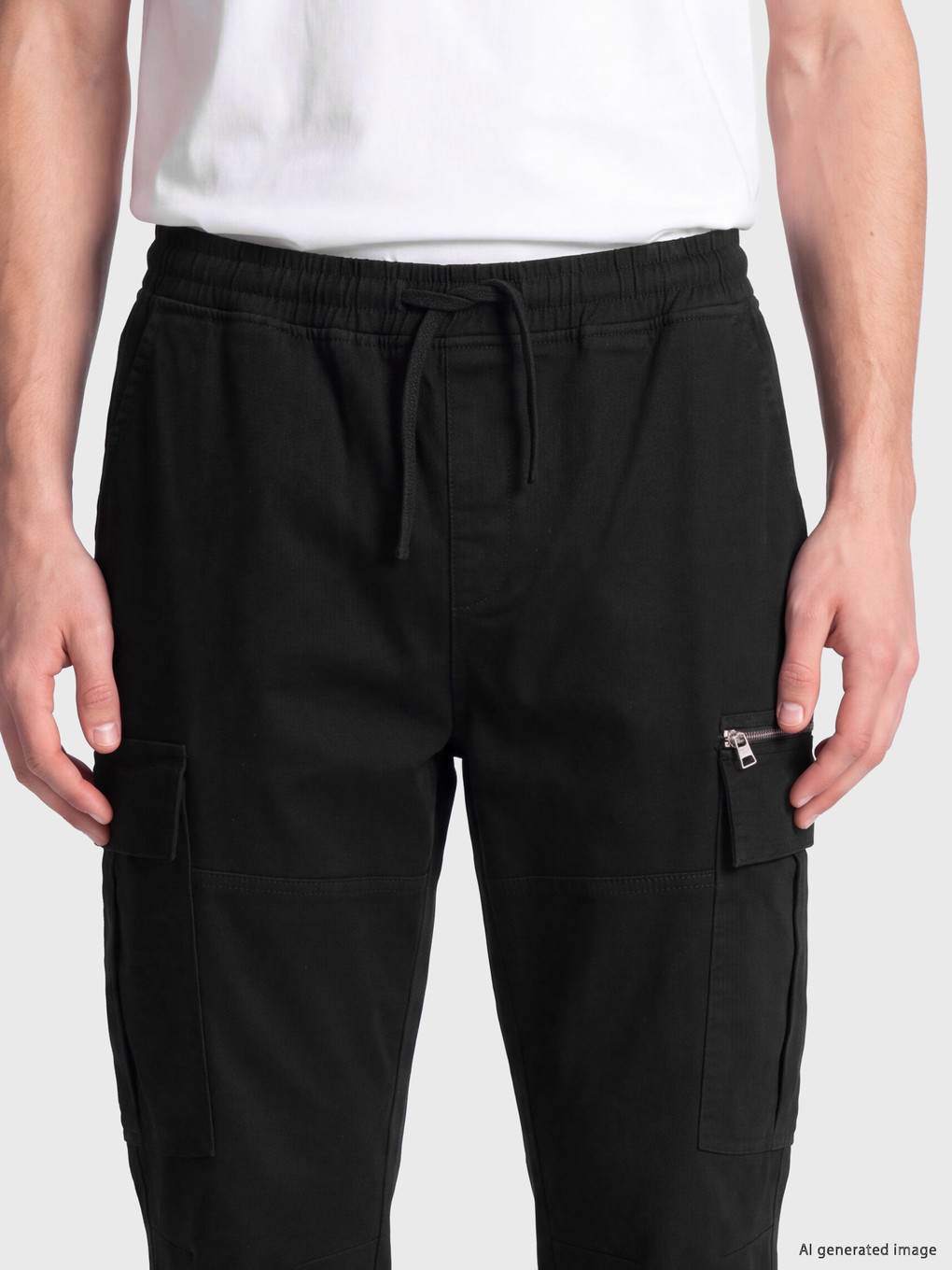 Regular Fit Men's Cargo Trousers-2